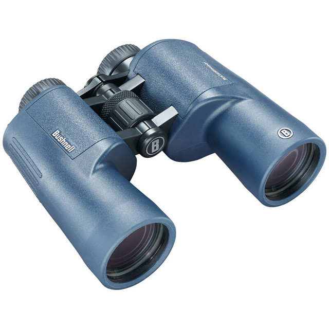 Bushnell 7x50mm H2O Binocular - Dark Blue Porro WP/FP Twist Up Eyecups Bushnell 135.99 Explore Gear