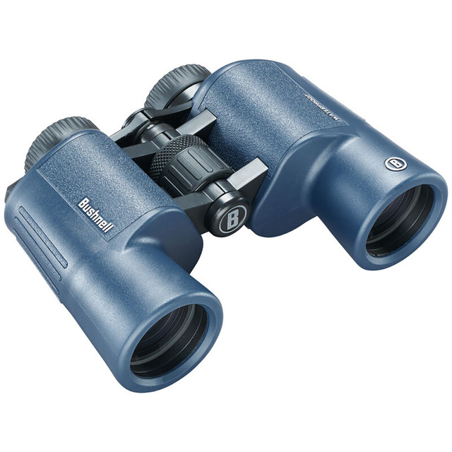 Bushnell 12x42mm H2O Binocular - Dark Blue Porro WP/FP Twist Up Eyecups Bushnell 135.99 Explore Gear