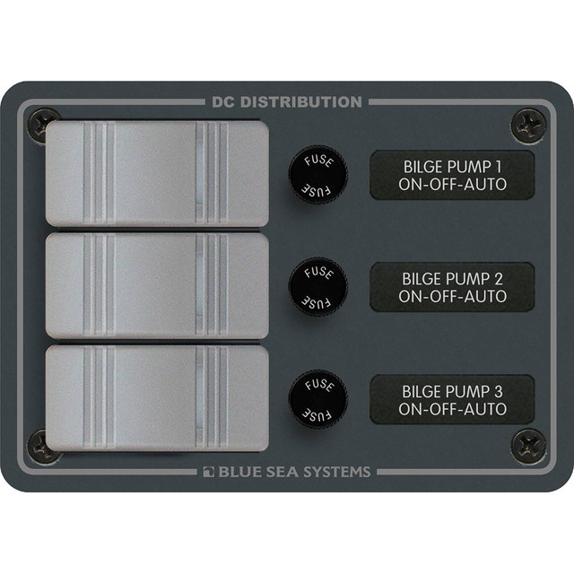 Blue Sea 8665 Contura 3 Bilge Pump Control Panel Blue Sea Systems 115.99 Explore Gear
