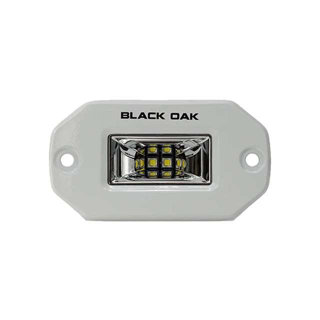 Black Oak Pro Series 2" Flush Mounted Scene Light - White Black Oak LED 99.45 Explore Gear
