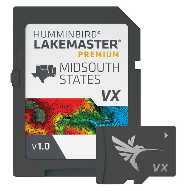 Humminbird LakeMaster VX Premium - Mid-South States Humminbird 199.99 Explore Gear