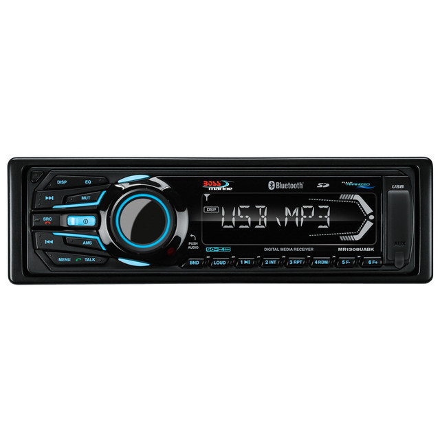 Boss Audio MR1308UABK Bluetooth - Fully Marinized MP3-Compatible Digital Media Receiver w/USB SD Memory Card Ports Aux Input Boss Audio 65.99 Explore Gear