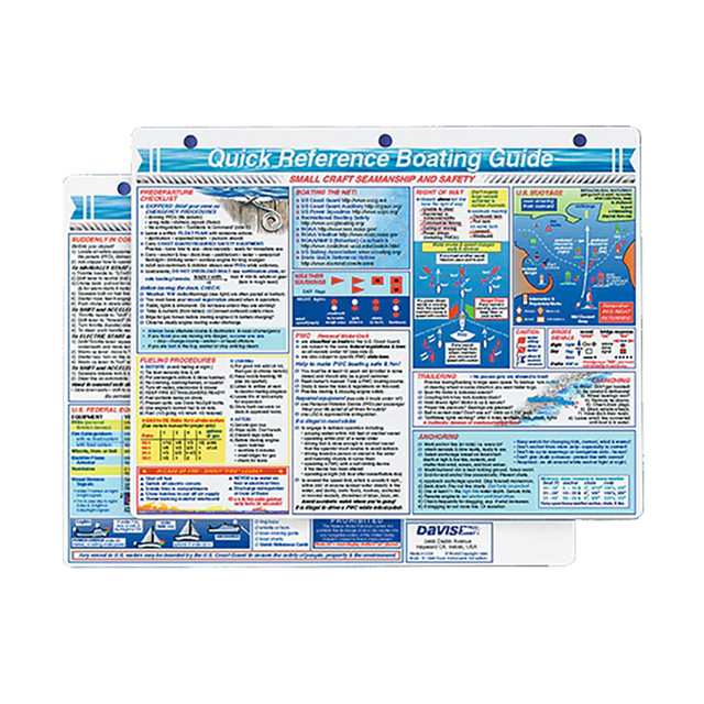 Davis Quick Reference Boating Guide Card Davis Instruments 13.99 Explore Gear