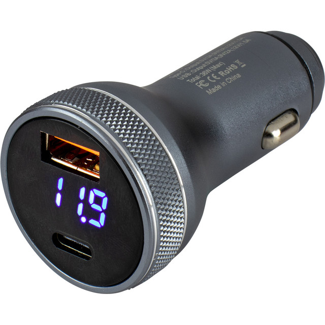 Sea-Dog Round USB USB-C Power Plug w/Voltmeter Sea-Dog 27.99 Explore Gear