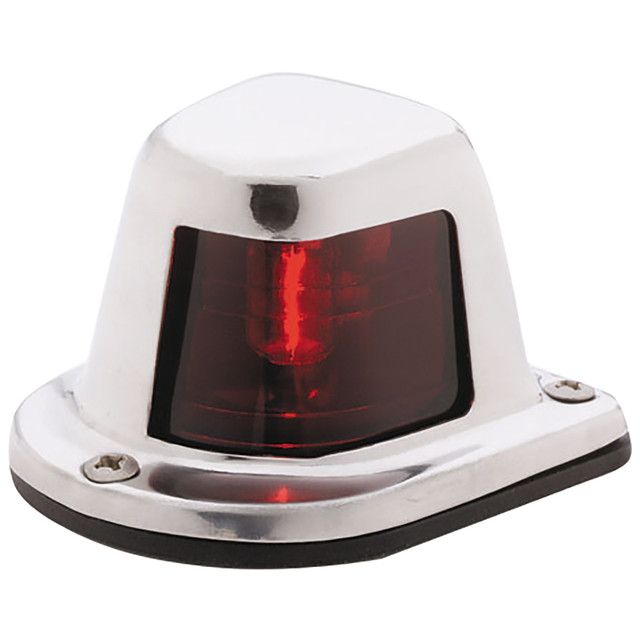 Attwood 1-Mile Deck Mount, Red Sidelight - 12V - Stainless Steel Housing Attwood Marine 35.99 Explore Gear