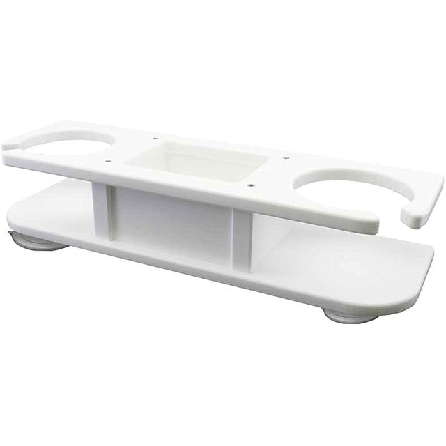 TACO 2-Drink Poly Holder w/Catch-All - White TACO Marine 95.99 Explore Gear