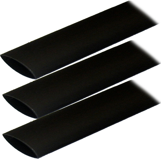 Ancor Adhesive Lined Heat Shrink Tubing (ALT) - 1" x 3" - 3-Pack - Black Ancor 7.99 Explore Gear