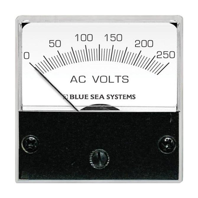 Blue Sea 8245 AC Analog Micro Voltmeter - 2" Face, 0-250 Volts AC Blue Sea Systems 42.99 Explore Gear