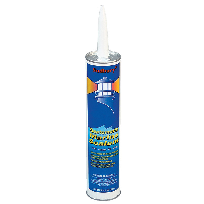 Sudbury Elastomeric Marine Sealant - 10oz Cartridge - White Sudbury 15.99 Explore Gear