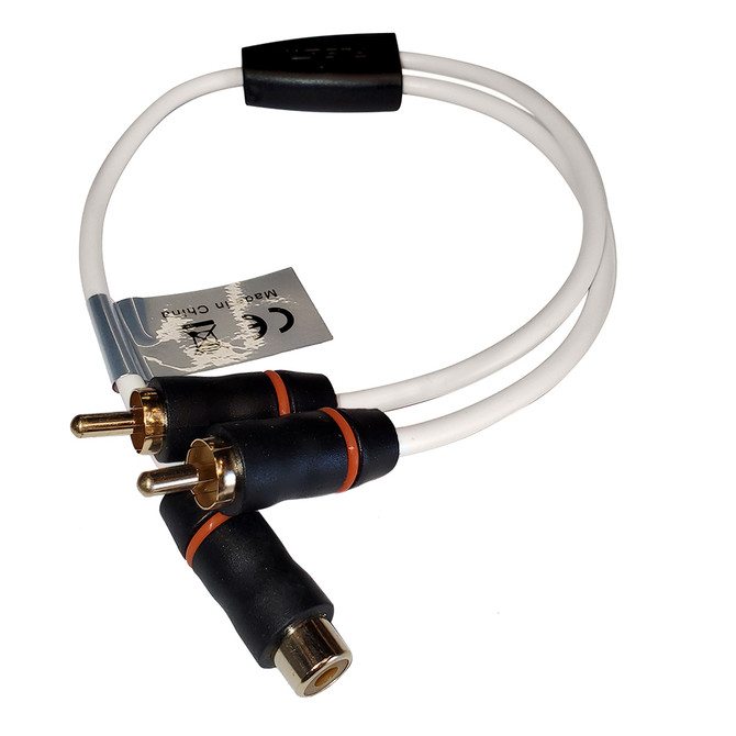 Fusion RCA Cable Splitter - 1 Female to 2 Male - 1 FUSION 6.99 Explore Gear