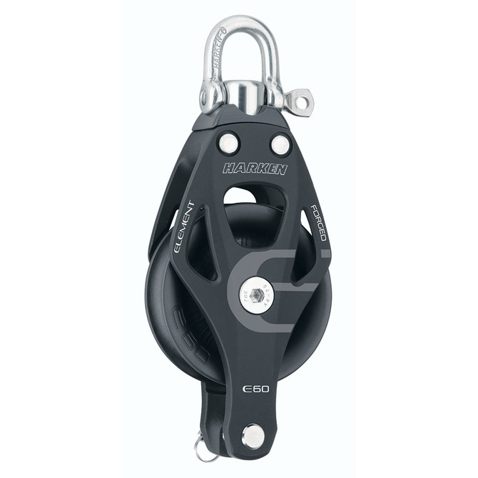 Harken 60mm Single Aluminum Element Block w/Swivel Becket Harken 67.2 Explore Gear