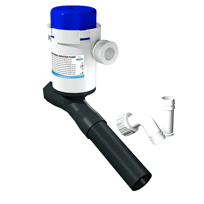 Albin Group Cartridge Aerator Pump - 500 GPS - 12V - Angled Albin Group 23.99 Explore Gear