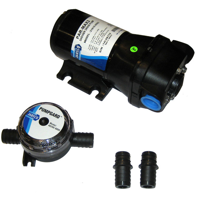 Jabsco PAR-Max 3 Shower Drain Pump 12V 3.5 GPM Jabsco 198.99 Explore Gear