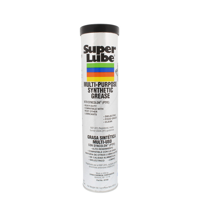 Super Lube Multi-Purpose Synthetic Grease w/Syncolon (PTFE) - 14.1oz Cartridge Super Lube 17.82 Explore Gear