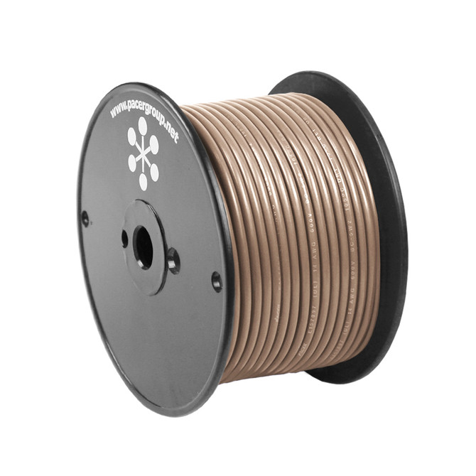 Pacer Tan 16 AWG Primary Wire - 100 Pacer Group 15.99 Explore Gear