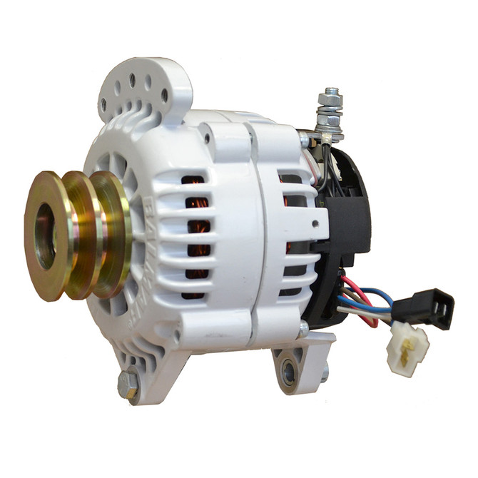 Balmar Alternator 100 AMP 12V 3.15" Dual Foot Saddle Dual Pulley w/Isolated Ground Balmar 766 Explore Gear