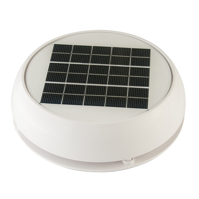 Marinco Day/Night Solar Vent 4" - White Marinco 194.99 Explore Gear