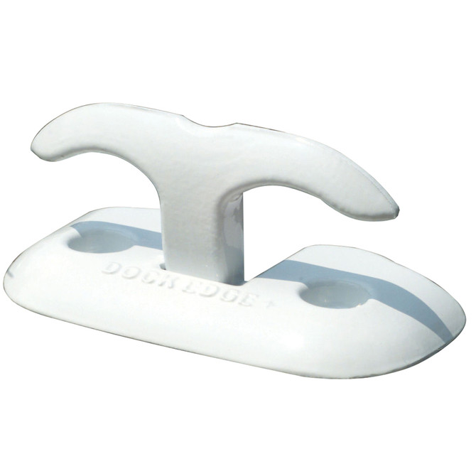 Dock Edge Flip Up Dock Cleat 6" White Dock Edge 24.86 Explore Gear