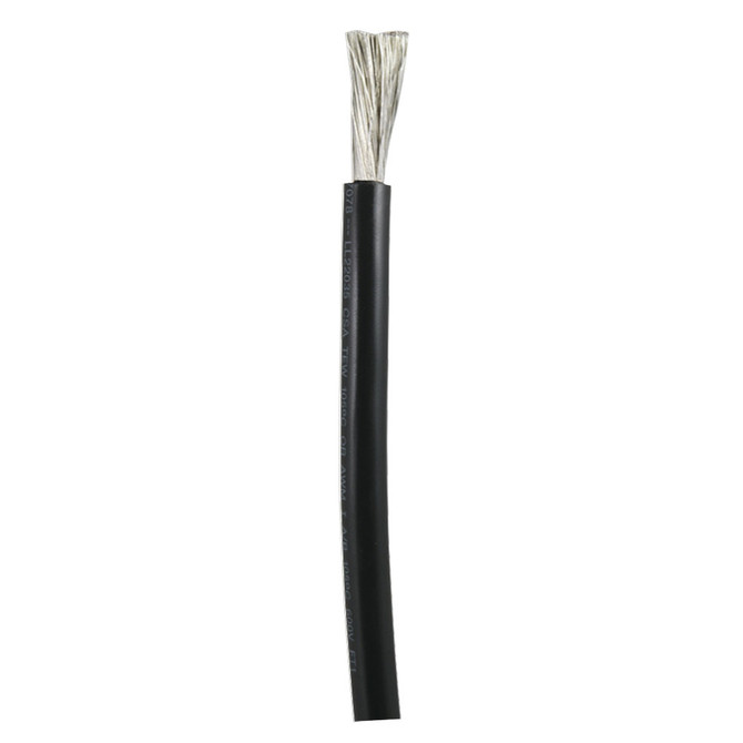 Ancor Black 1/0 AWG Battery Cable - Sold By The Foot Ancor 5.99 Explore Gear