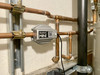 Bluebot Mini installed on a 3/4" horizontal copper pipe Bluebot Mini installed on a 3/4" horizontal copper pipe