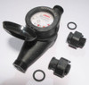 WM-PC Economical Plastic Water Meter (shows included couplings)