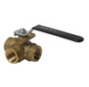 31D Series 3-Way Manual Brass Ball Valve