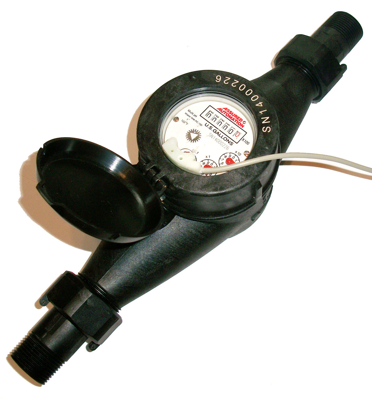 3/4" Plastic Home Cold Water Meter with Pulse Output