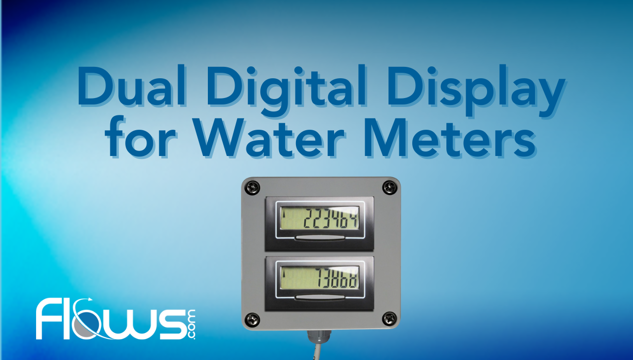 Dual Digital Display for Water Meters