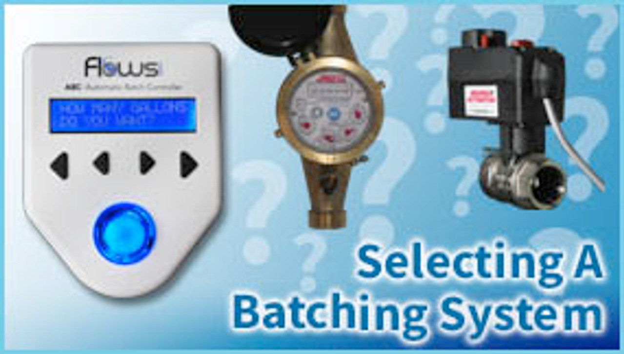 Selecting a Batching System for Water Selecting a Batching System for Water