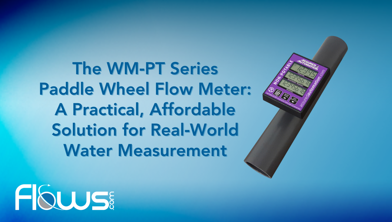 The WM PT Series Paddle Wheel Flow Meter: A Practical, Affordable Solution for Real World Water Measurement