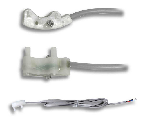 This 3-wire Dual switch pulses twice per revolution rather than once using 2 reed switches. There is common wire and two individual return wires. They can be used for 2 different counters/controllers/displays to provide one pulse per revolution or the same counter/controller/display to provide two pulses per revolution.  This 3-wire Dual switch pulses twice per revolution rather than once using 2 reed switches. There is common wire and two individual return wires. They can be used for 2 different counters/controllers/displays to provide one pulse per revolution or the same counter/controller/display to provide two pulses per revolution.