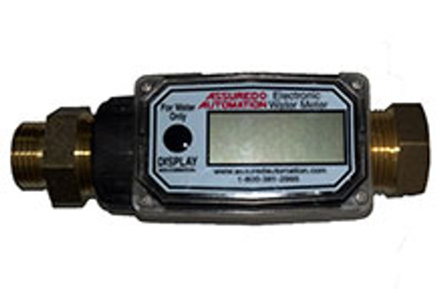 Economy Water Meter with Garden Hose Adapter