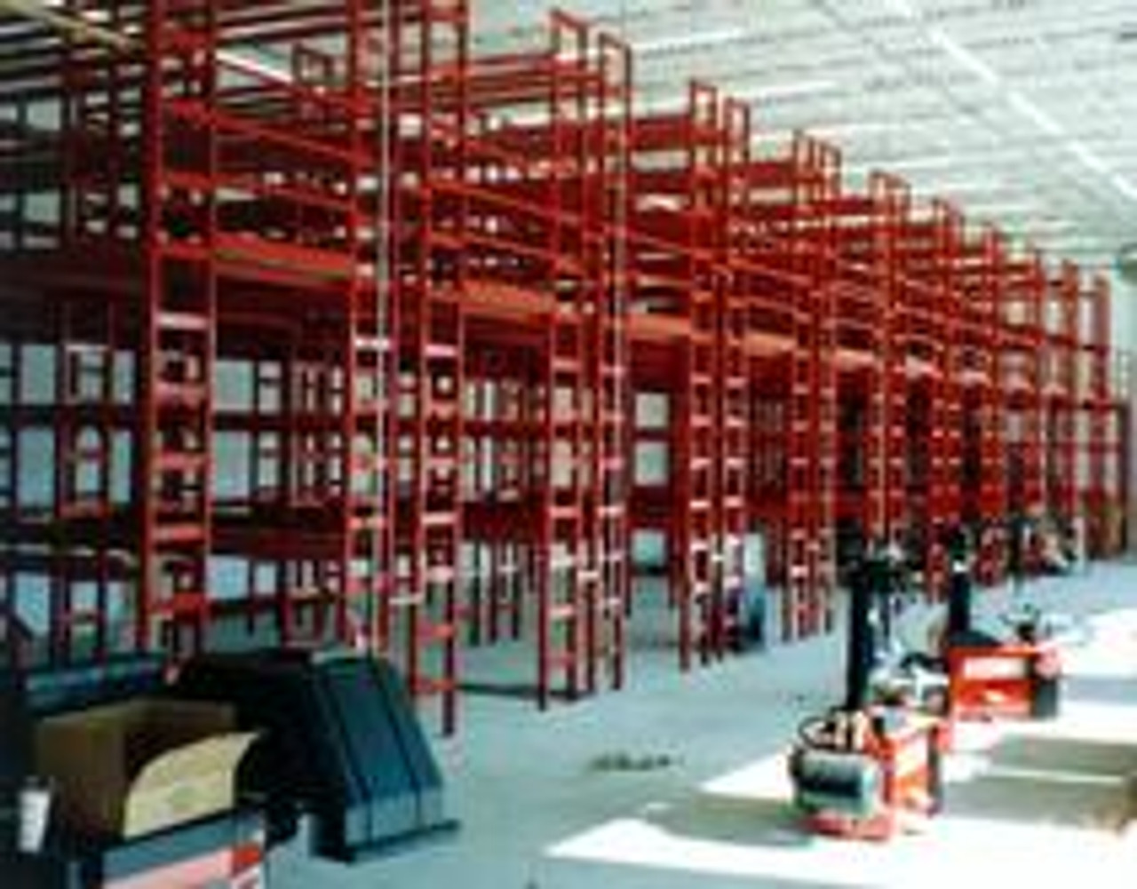 Material Flow Rack Supported Mezzanine
