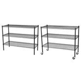 Sandusky Lee Mobile Wire Shelving 6 Tier
