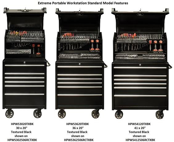 Extreme Tools PWS Series Portable Tool Storage-Material Flow