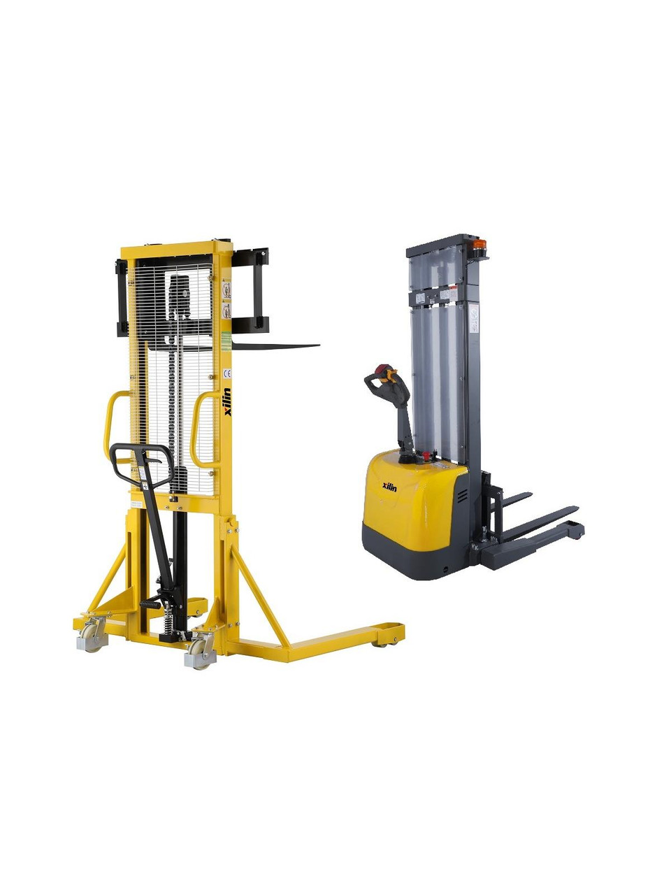 Straddle Racks Manual, Semi & Full Electric Stackers - Xilin | Material Flow