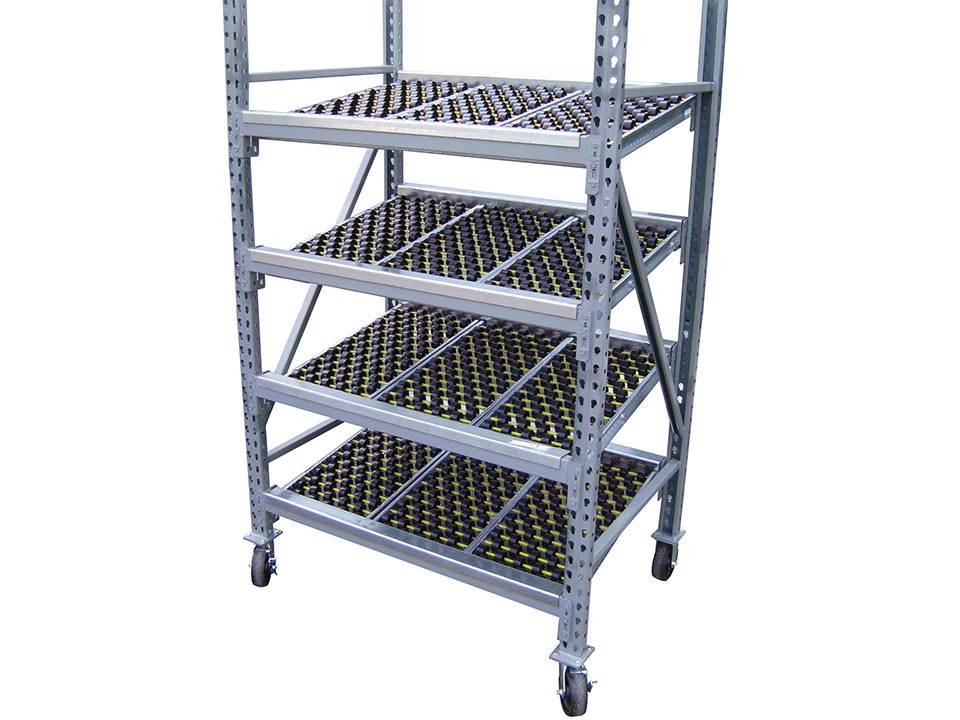 Keneco Mobile Flow Rack | Flexible FIFO Racks | Material Flow - 1