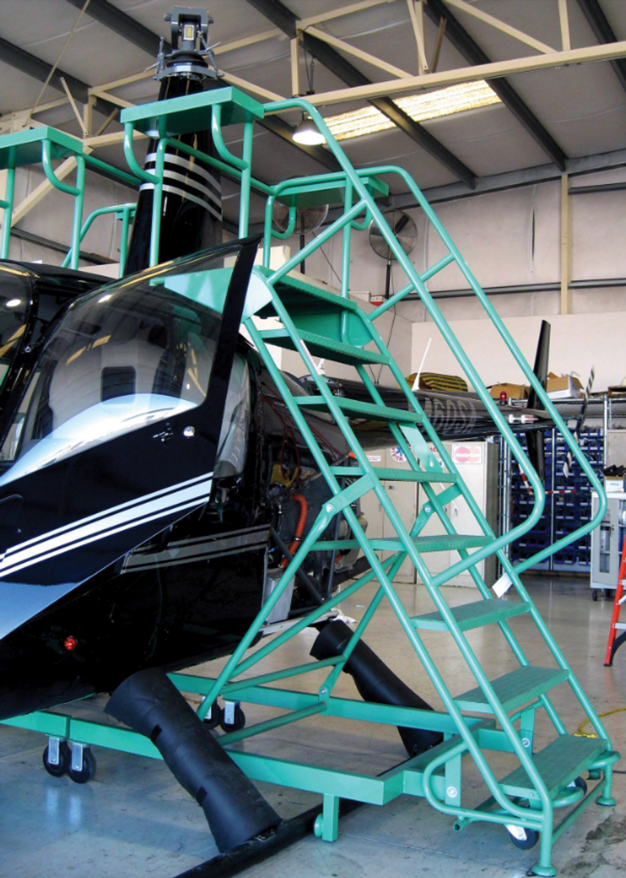 Helicopter Works R22 Ladder/Wildeck Helicopter Work Stands 32H7SD-R22 | Material Flow