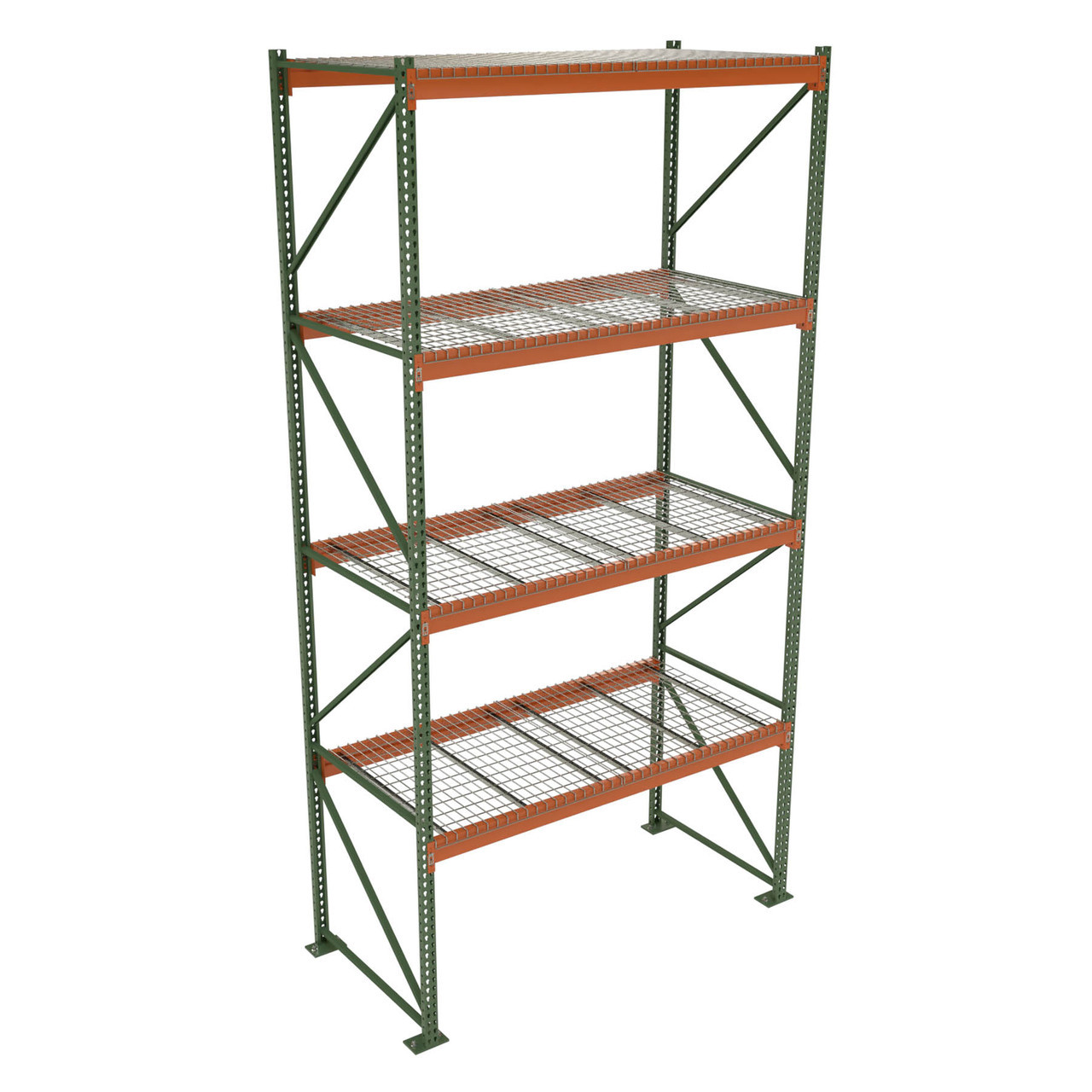 Starter Racking SUW172 Teardrop Starter w/ Deck 96x48x16 | Material Flow