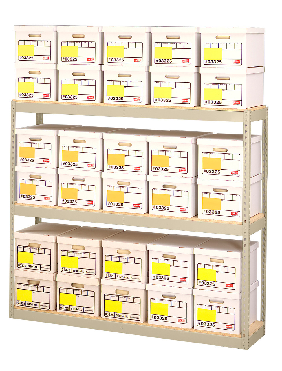 Tennsco Record Archive Storage Racks | Material Flow