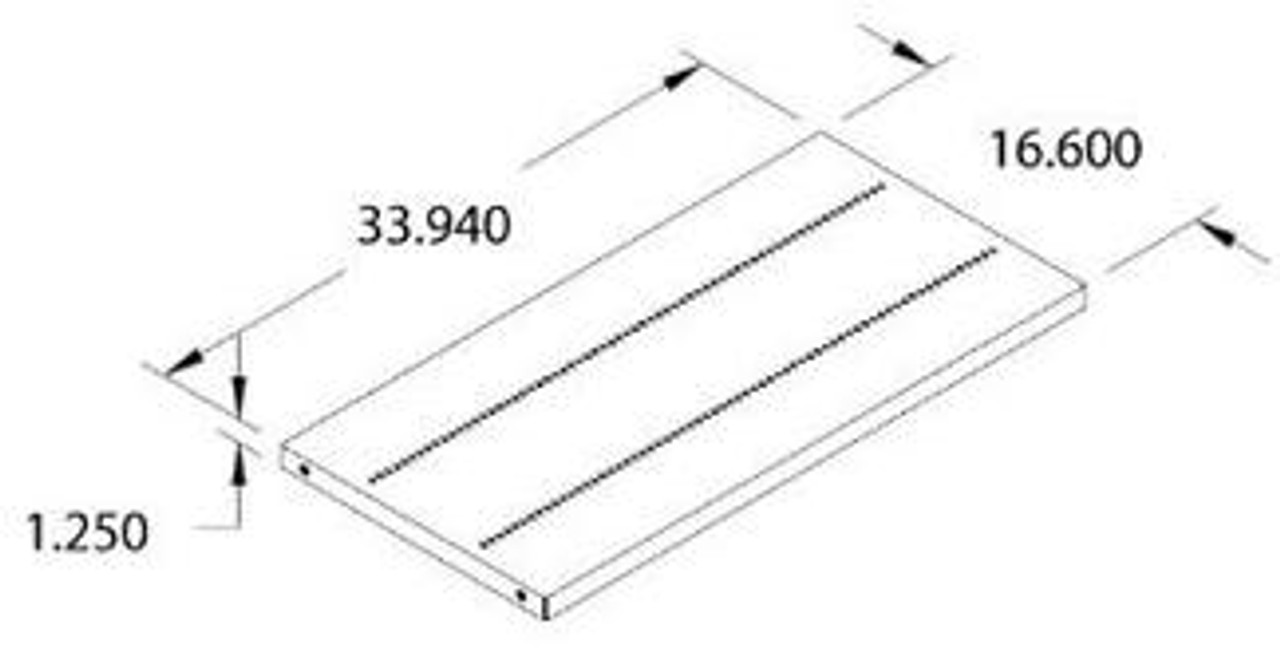 BenchPro Jedec Tray Shelf 36 Dual Depth