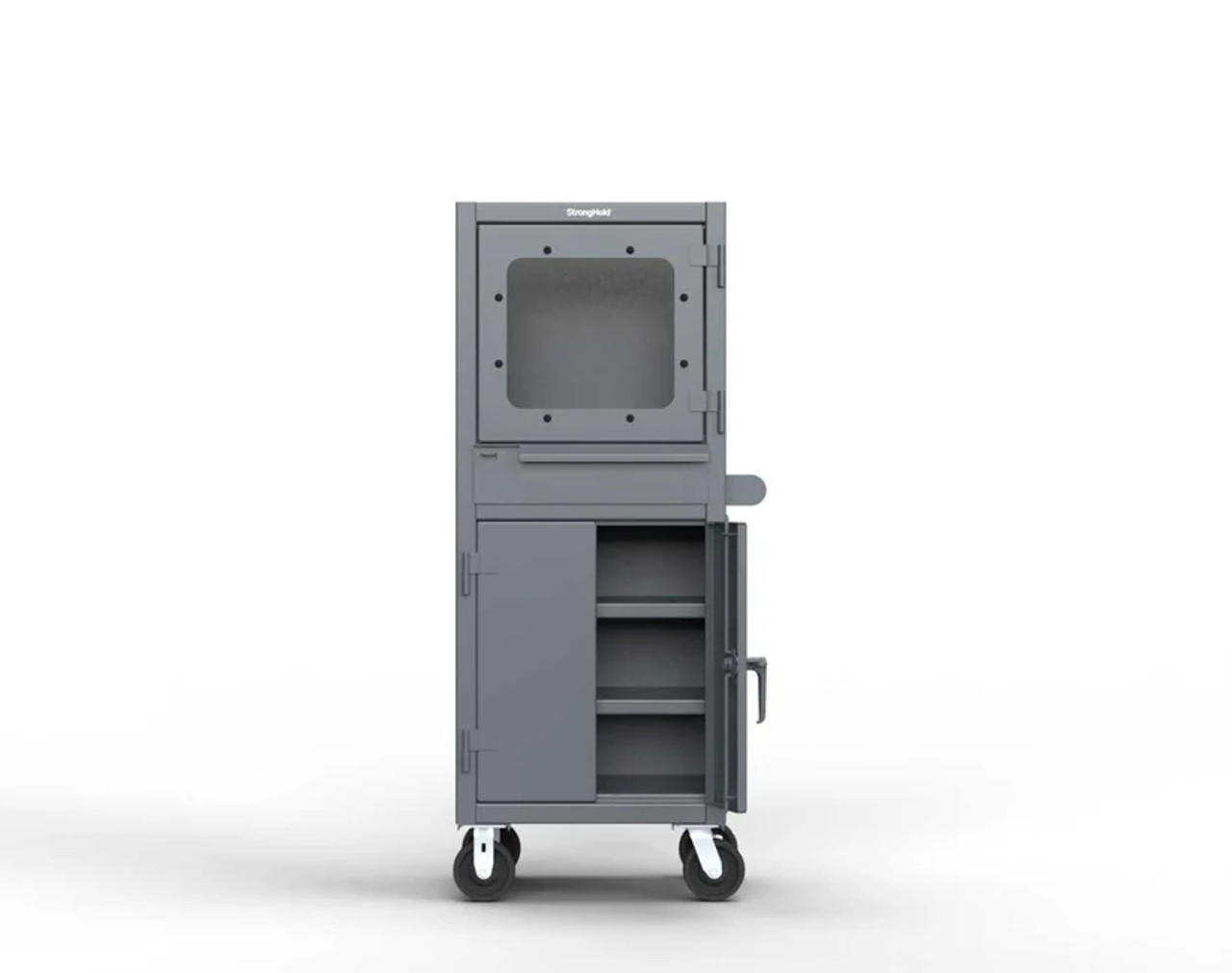 Strong Hold 25-CC-242-RK-CA Mobile Computer Cabinet | Material Flow