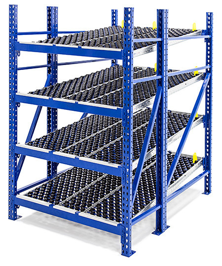 UNEX Roller Rack Low Profile Unit | Material Flow
