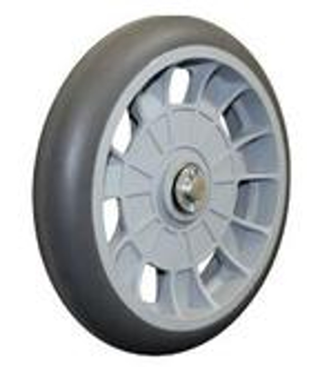 8 Balloon Cushion, Carefree (No-Flat Tire) Wheel With Bearings