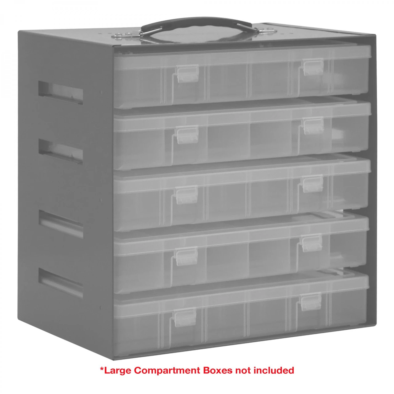 Show Plastic Boxes Rack Durham Rack for Large Compartment Boxes | Material Flow