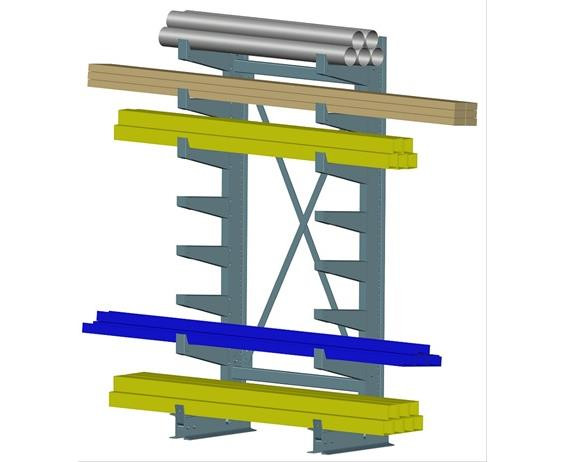 Spg Steel Racks SPG Quiktree Light-Medium Cantilever Rack | Material Flow