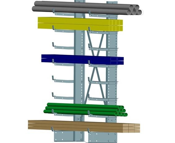 SPG Jarke Minitree Cantilever Rack | Material Flow