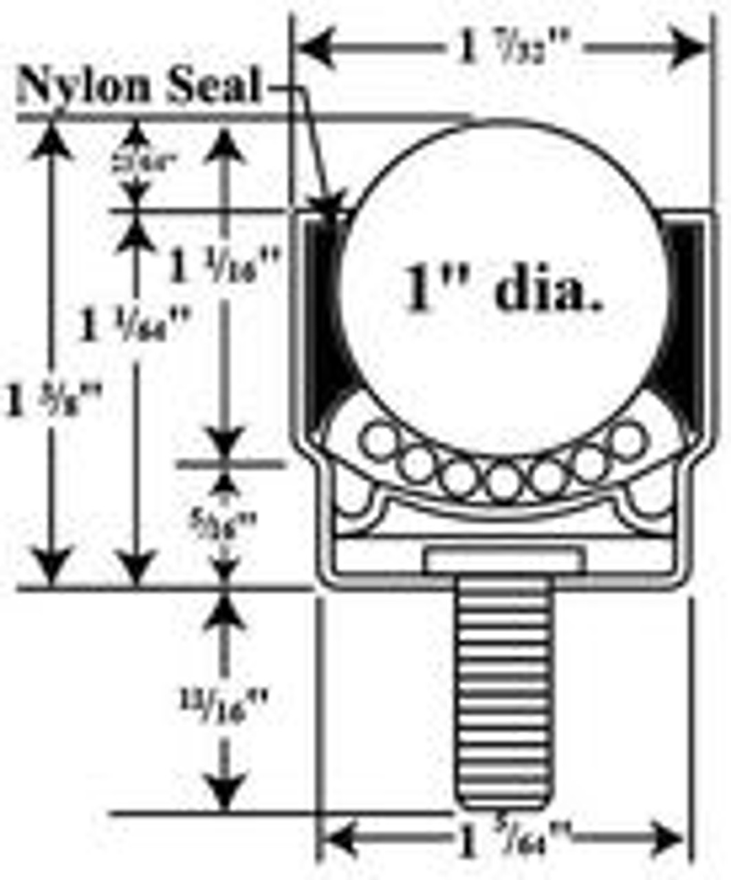 Material Flow Stud Mounted Style 2 Ball Transfers.
