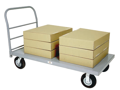 Meco Omaha Steel Platform Trucks with 8
