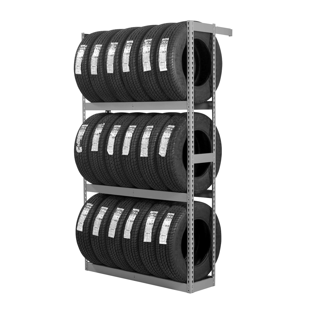 Single Tyre Rack 60 x 84 Single Entry Tire Racks | Material Flow Storage